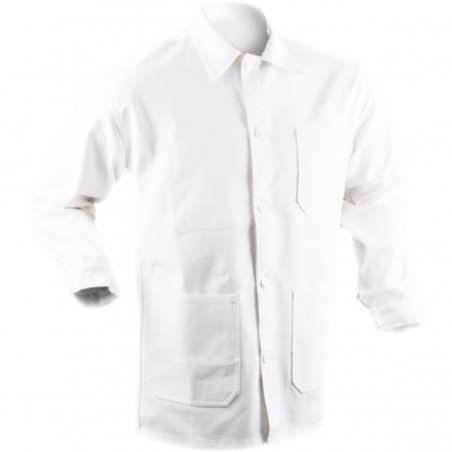 A1C Veste 100 % coton blanc