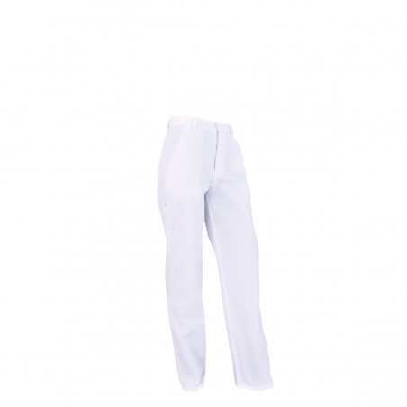 B1CP Pantalon coton/polyester blanc