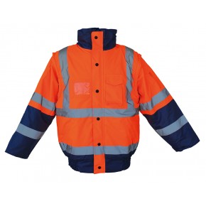 Blouson Haute Visibilité orange Softshell