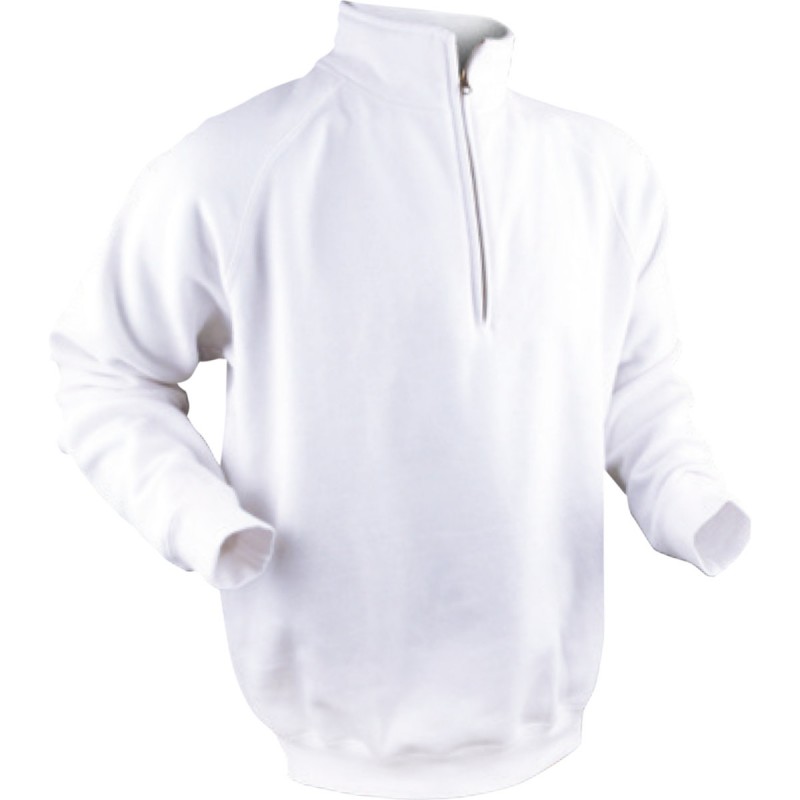 Sweat col zippé emballé 